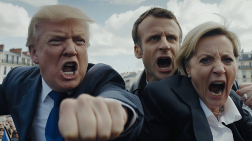 macron trump le pen