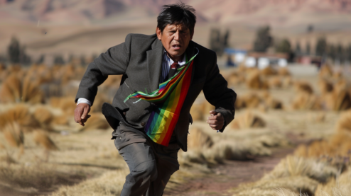 evo morales fugge